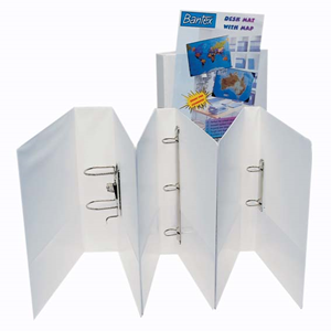 INSERT BINDER F/C 65MM 2 RING WHITE EACH Each