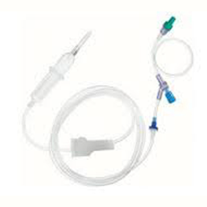 Giving Set Intravenous IV Fluid Blood, with One Way Valve Luer Lock Each