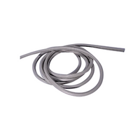 Bunsen Burner Tubing, Silicone, 8mm Inner Diameter, 2mm Wall Thickness, Grey Colour, Each Each