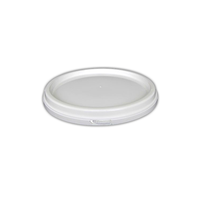 Lid Only for Recyclable Plastic Pail, White, 20 Litre, Each (BCK20P) Each
