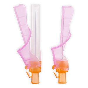 BD Eclipse Needle, With Protective Shield, 25 Gauge x 1 Inch, Orange, 100 Pieces/Box Box