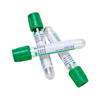 BD Vacutainer Lithium Heparin Tube, 10mL, 16mm x 100mm, Green Hemogard Cap, Plastic, 100 Pieces/Box