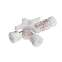 BD Connecta Stopcock, 3-Way, Luer Lock, White, 100 Pieces/Box
