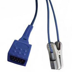 Biolight Ear Clip Pulse Oximeter, SpO2 Sensor, 9 Pin Connection, Each Each