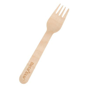 BetaEco Wooden Fork, 160mm, FSC Certified, Coated, 100 Pieces/Pack, 1000 Pieces/Carton Carton