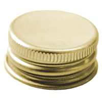 Livingstone Rubber Liner Aluminium Screw Cap for McCartney Bottle, Inner 28mm, 50 Pieces/Bag Bag