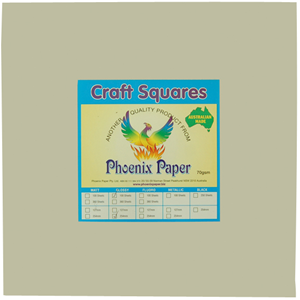 Brenex Paper Squares, 254mm, Biodegradable, Glossy, 100/Pack Pack