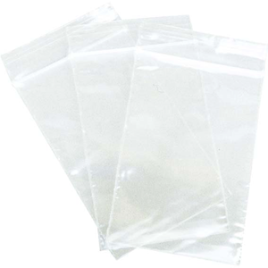 Livingstone Resealable Zip Lock Bag, 100 x 180 mm, 50 microns Thick, Recyclable Plastic, Clear, 1000/Carton Carton