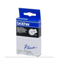 BROTHER TAPE CASSETTE TC-101 BLK/CLEAR EACH Each