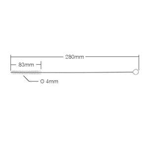 P & C Brushes Brush Tube Endotracheal