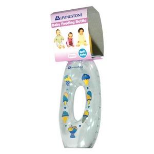 Buy 12 (DEAL) Livingstone Baby Feeding Bottle, 250ml, Split Hold, Polycarbonate, BPA Free, Recyclable, Complete with Teat and Cover, Each Kit