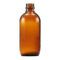 Cospak Glass Bottle, 24mm Neck, Amber, without Cap, Glass, Fit to BTLGR200CP, Each Each