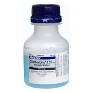 Out of Date Baxter Chlorhexidine Acetate Aqueous, 0.05pct w/v, 100ml, Each, Original Unopened , Price Discounted, Limited Stock Each