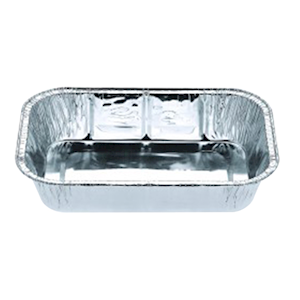 Confoil Foil Tray, 190 x 127 x 38mm, 570ml, Medium, Oblong, Silver, 600 Pieces/Carton Pack