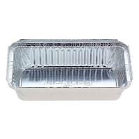 Confoil Shallow Foil Container, 560ml, Silver, 500 Pieces/Carton Pack