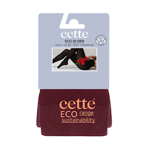Cette ECO 50 Denier Tights Burnt Russet Pantyhose, Extra Large, Black, Each