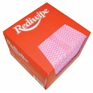 Cello Rediwipe Multipurpose Wipes, 30 x 33cm, Red, 100 Pieces/Pack Pack