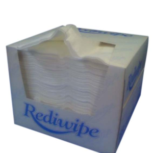 Cello Rediwipe Multipurpose Wipes, 30 x 33cm, White, 100/Pack, 8 Packs/Carton Carton