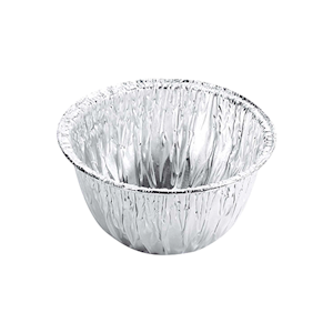Confoil High Pudding, 42(B) x 43(H) mm, 113mL, Silver, 500 Pieces/Carton Carton