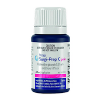Perrigo Surgi-Prep® C Sanitiser, Hand Rub, Chlorhexidine Gluconate 0.5pct and Ethanol 70pct, 30ml, Pink, Each Each