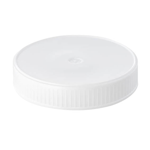 Livingstone Screw Capwith Liner for Glass Cosmetic Jar, with 58mm 400 Neck Finish, Polypropylene, White, 30 Pieces/Pack Pack