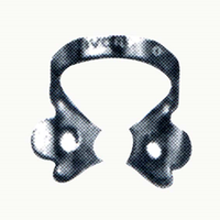 Livingstone Endodontic Ivory Rubber Dam Clamp