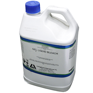 Livingstone Gel Liquid Bleach Concentrate, 5 Litre Bottle, Each Each