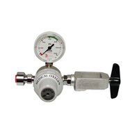 Comweld Series-O Medical Oxygen Regulator, Triple Filtration System, 30,000 kPa, Round Dial, with Colour Coded Pressure Indicator Each