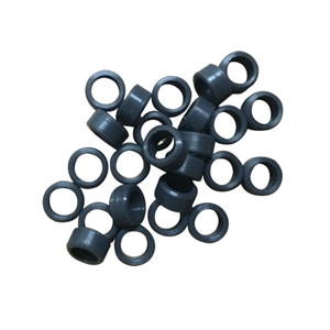 Silicone Instrument Code Rings, 6mm Inner Diameter, 8mm Outer Diameter, Large, Black, 24/pack Pack