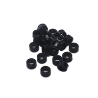 SILICONE MED INST CODE RINGS BLK 100/PK Pack