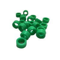 SILICONE MED INST CODE RINGS GRN 100/PK Pack