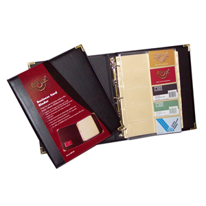BUS. CARD HOLDER BLK W/VILLE W80-200 EACH Each