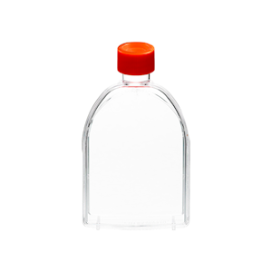 Corning® Cell Culture Flask with Plug Seal Cap, 75cm^2 U-Shaped Canted Neck, 100/Pack Pack