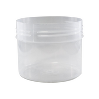 Cospak Jars, Natural, Polypropylene (PP), with 130mm Screw Neck, 1L, 48 Pieces/Carton