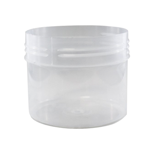 Cospak Jars, Natural, Polypropylene (PP), with 130mm Screw Neck, 1L, 48 Pieces/Carton