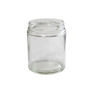 Glass Jars, 190mL, 63mm Twist Neck Finish, Round, Flint, Loose