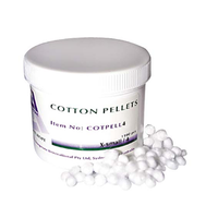 Richmond Cotton Pellets, Size 1, 9/32 Inch Diameter, 7mm, 3g, Large, 2000/Pail Pack