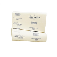 Caprice Ultrasoft Interleaved Towel, Through Air Dried (TAD), White, 29 x 23cm, 120 Sheets/Pack, 20 Packs/Carton Carton