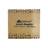 Caprice Lunch Napkin, 2 Ply, 320mm x 320mm, 1/8 Fold, FSC® Certified, 100 Pieces/Pack, 20 Packs/Carton Carton