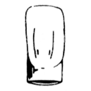 Caulk type crowns E4 loose Each