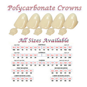 SDI Super Crown Temp Polycarbonate Crown
