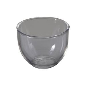 Livingstone Crucible Quartz, Glass, 25mL, Low Form/Wide Form, Withstand Temperature up to 660degC, Each Each