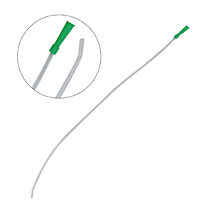 Pennine Coude Tip Oppo-Cath Suction Catheter, 14FG/CH, 60(L)cm, 4.66(D)mm, Funnel End, 2 Opposed Side Eyes, Sterile, Each (OSC-1714/60/H) Each