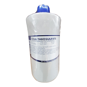 Sodium Thiosulfate 0.1N/0.1M Solution, Laboratory Grade , 1L, Each Bottle