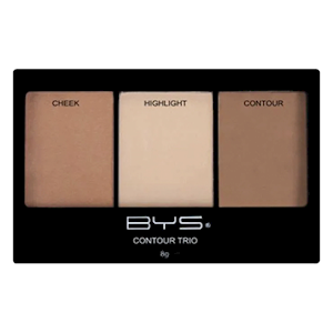 BYS Contour Trio Sassy, 3-In-1 Face Sculpting Palette Fresh Faced, Each
