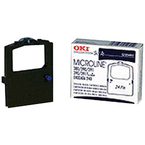 Oki Ribbon Ml380/390/391 Nylonribbon Black Ea Each