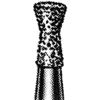 Ad 721 Diamond Burs, Double Inverted Cone, ISO 019524 #12, Friction Grip, Medium, Each Each