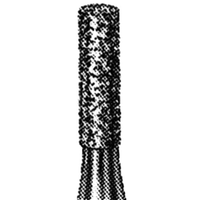 Mdt Diamond Burs, Flat Fissure, ISO 108534 #09, Friction Grip, Coarse, Each