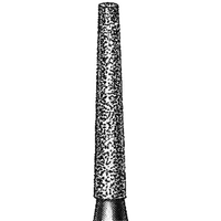 Livingstone Diamond Burs, Long Taper Fissure, ISO 173524 #16, Friction Grip 556, High Speed, Medium, Each