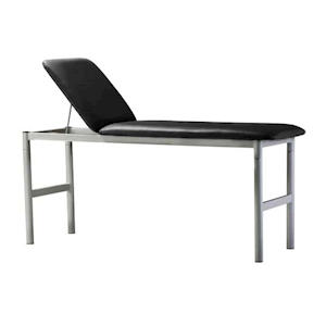 Dalcross Heavy Duty Examination Couch, Black, 183 x 61 x 78cm, 250kg Capacity, Each Each